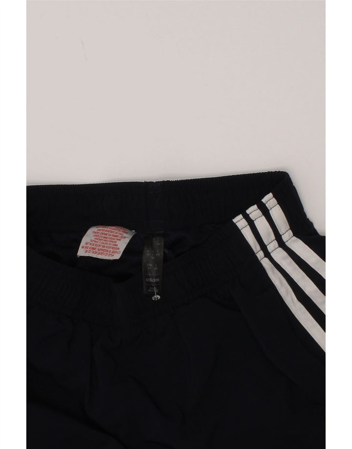 Shorts esportivos Adidas meninos 9-10 anos azul marinho poliéster