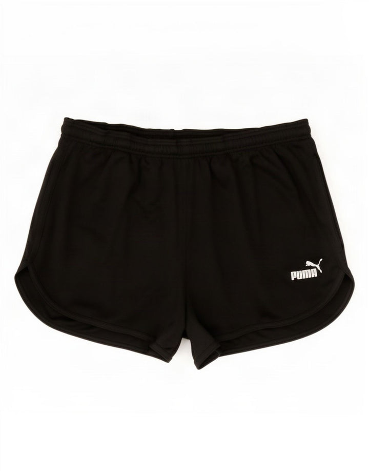 Shorts esportivos femininos Puma UK 18 XL preto poliéster