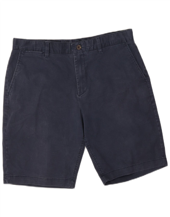 John Lewis Mens Regular Chino Shorts W36 Grande Algodão Azul Marinho
