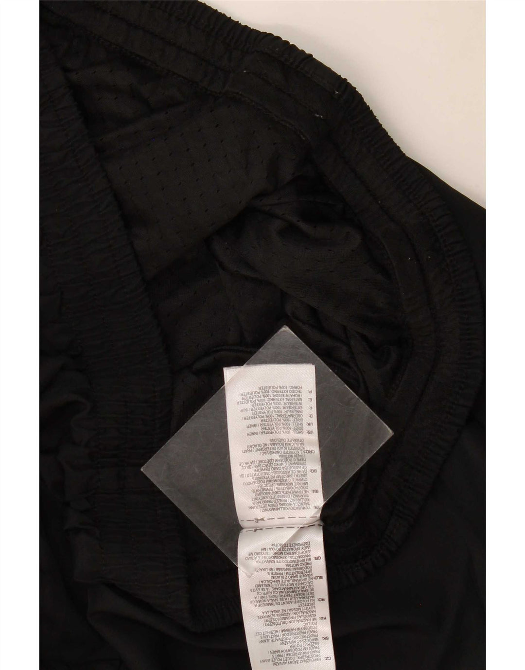Shorts esportivos femininos Adidas UK 14 poliéster preto médio