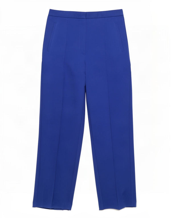 Calça Chino Cônica Feminina Zara Médio W28 L27 Azul Poliéster