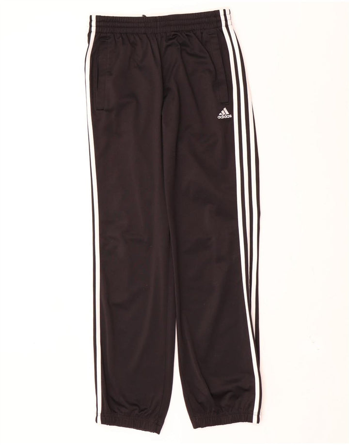 Adidas meninos calças de treino joggers 13-14 anos preto poliéster