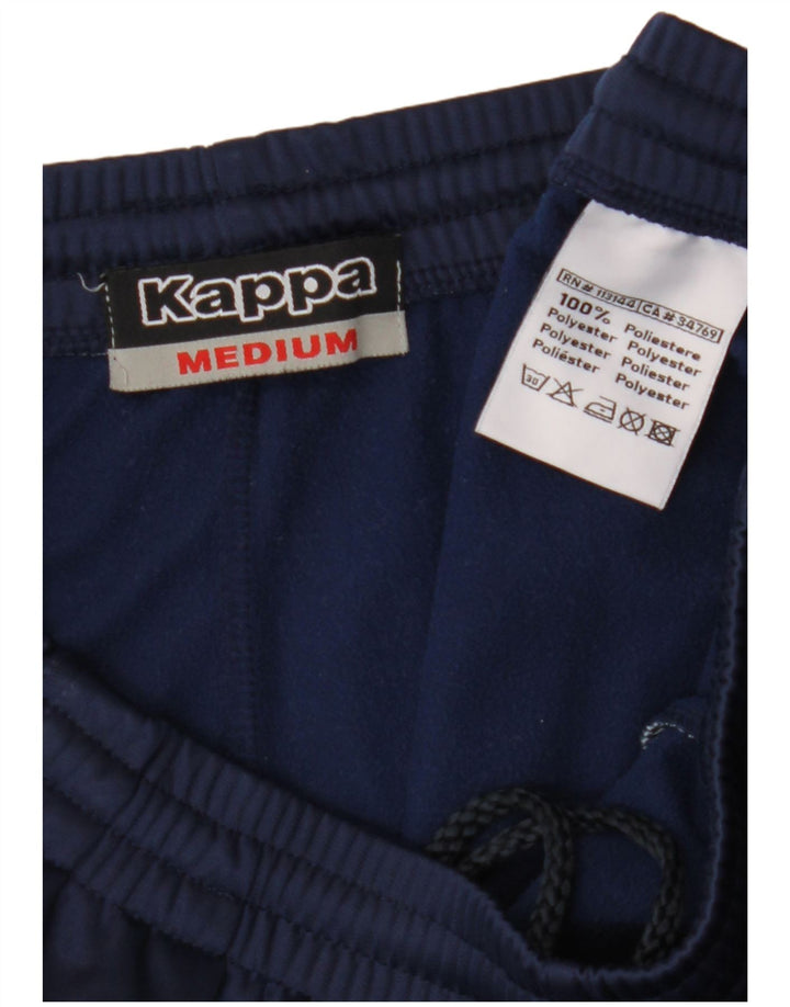 Calça de treino masculina Kappa poliéster azul marinho médio