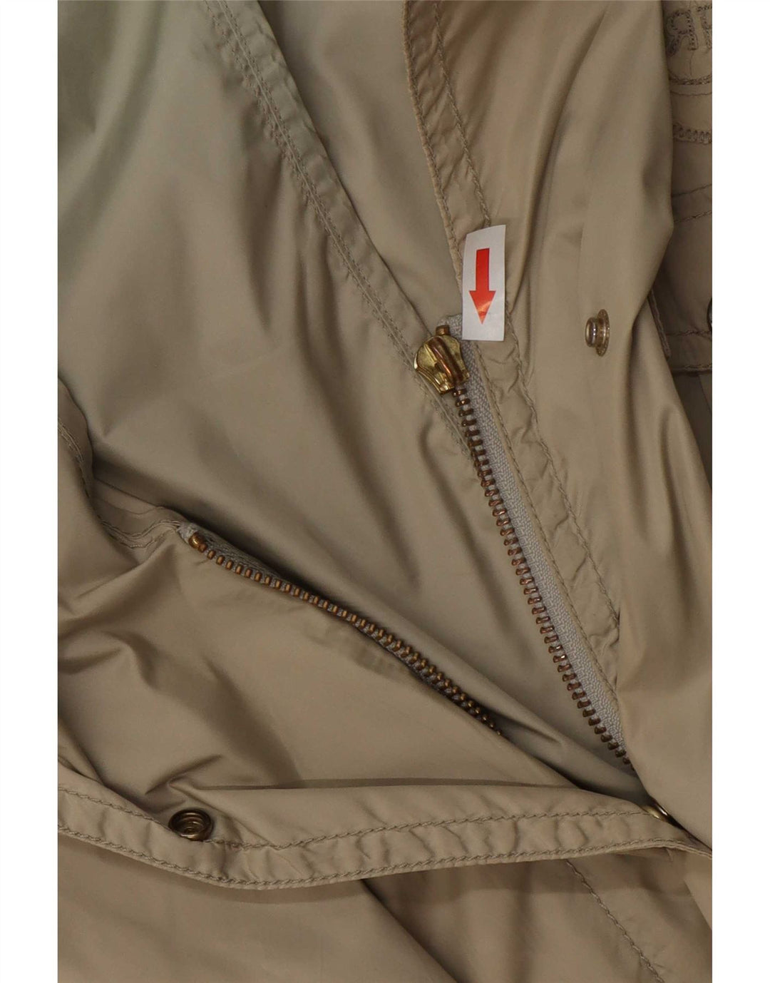 Cerruti 1881 Jaqueta utilitária feminina IT 44 Nylon bege médio
