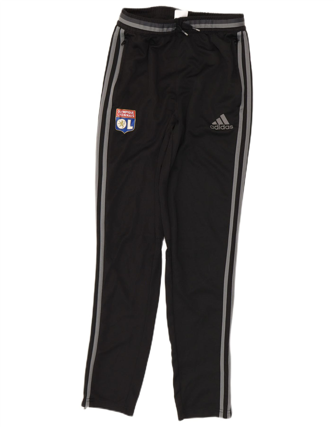 Calças de treino ADIDAS Menino Olympique Lyonnais 13-14 anos preto