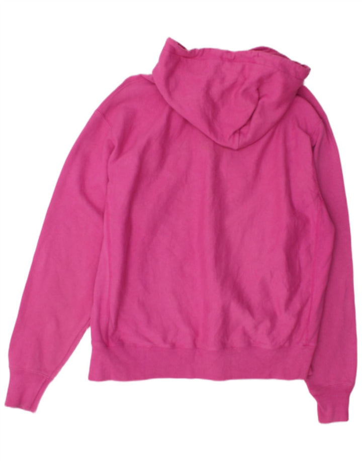 Jumper masculino com capuz Champion grande algodão rosa