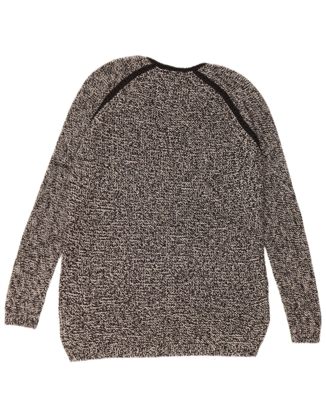 Suéter feminino Marks & Spencer Autograph com decote em V Reino Unido 10 pequeno preto