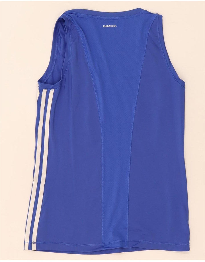 Adidas Womens Climacool Vest Top UK 8/10 Pequeno Azul