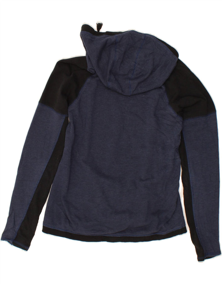 REEBOK Womens Hoodie Jumper UK 10 Small Navy Blue Cotton Vintage Reebok and Second-Hand Reebok from Messina Hembry 