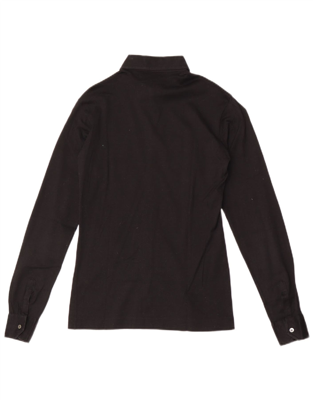 Camisa Vintage Feminina UK 10 Pequena Preta