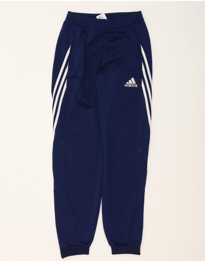Calça de treino masculina ADIDAS joggers pequeno poliéster azul marinho