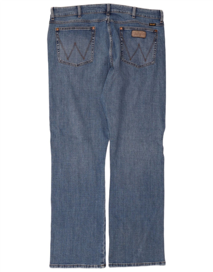 Wrangler Masculino Texas Straight Jeans W38 L32 Azul