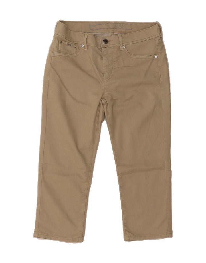 GAS Womens Jegging Capri Jeans W27 L17  Beige Cotton Vintage Gas and Second-Hand Gas from Messina Hembry 