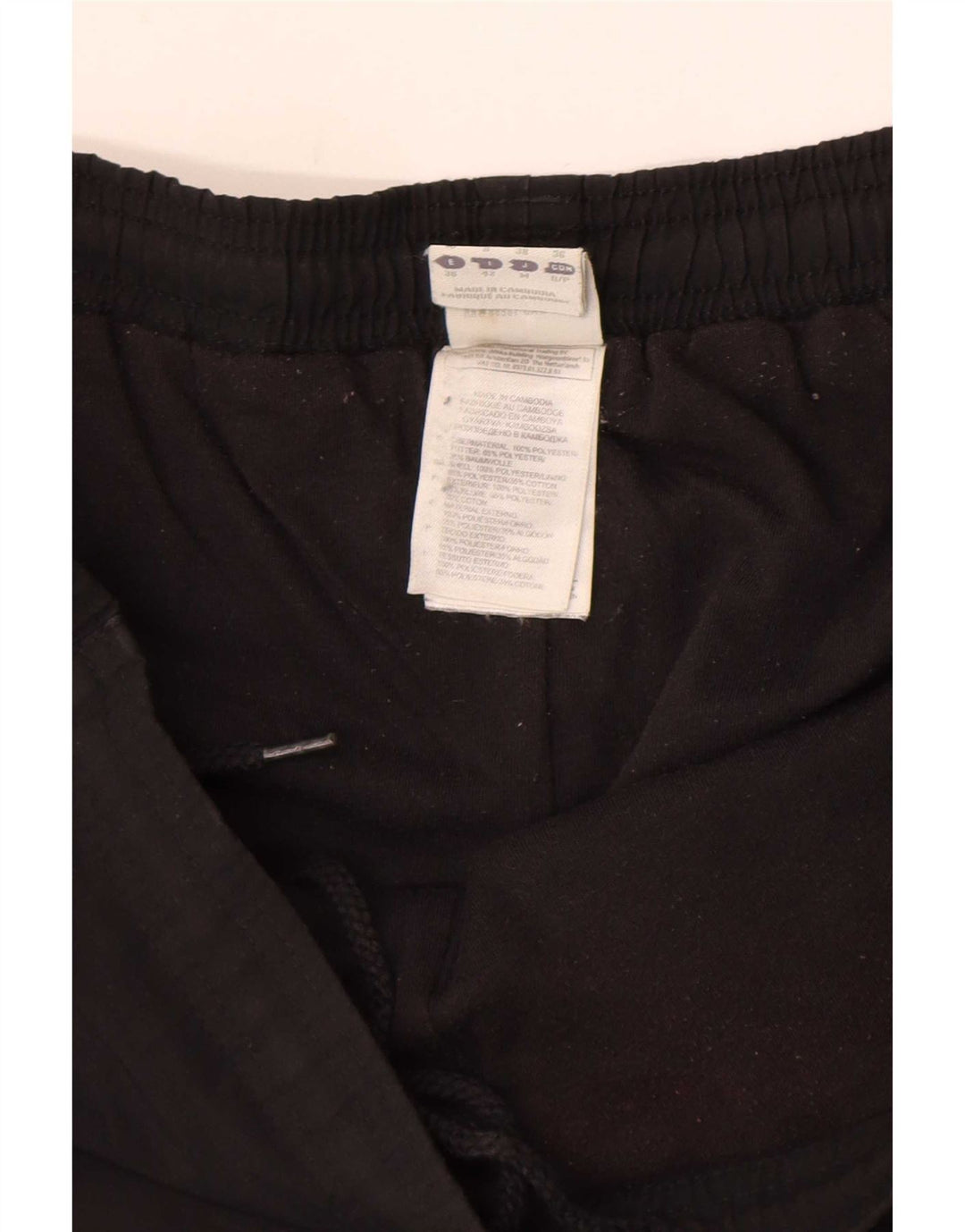 Shorts esportivos femininos Adidas UK 10 pequeno poliéster preto