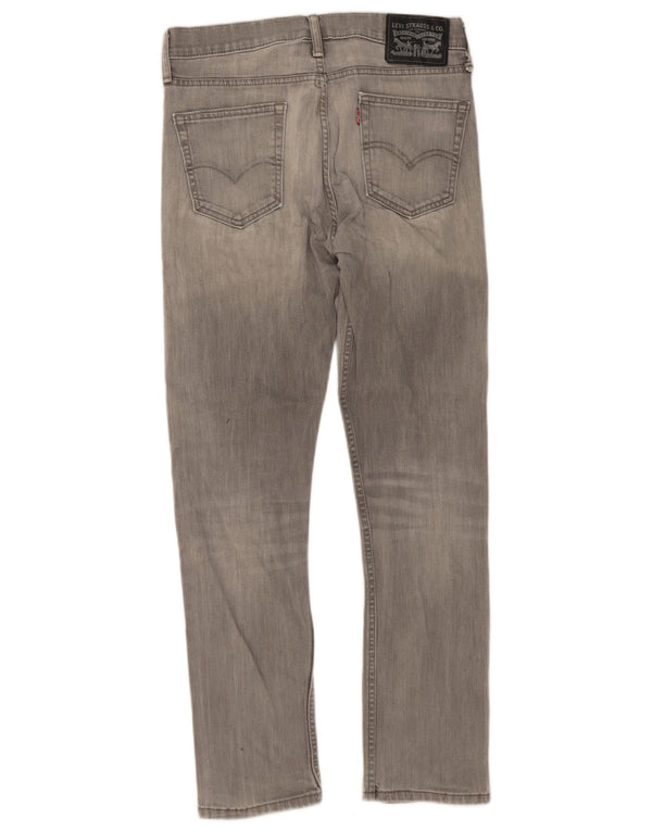 Levi's Mens Slim Jeans W30 L30 Cinza Algodão