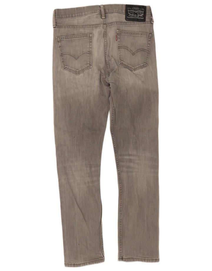 Levi's Mens Slim Jeans W30 L30 Cinza Algodão