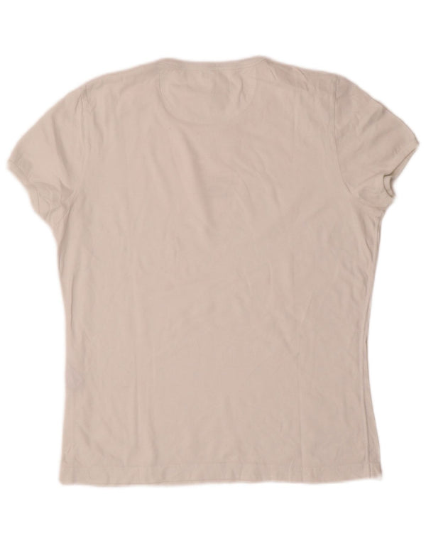 Camiseta feminina Champion Heritage Classics UK 18 XL algodão branco