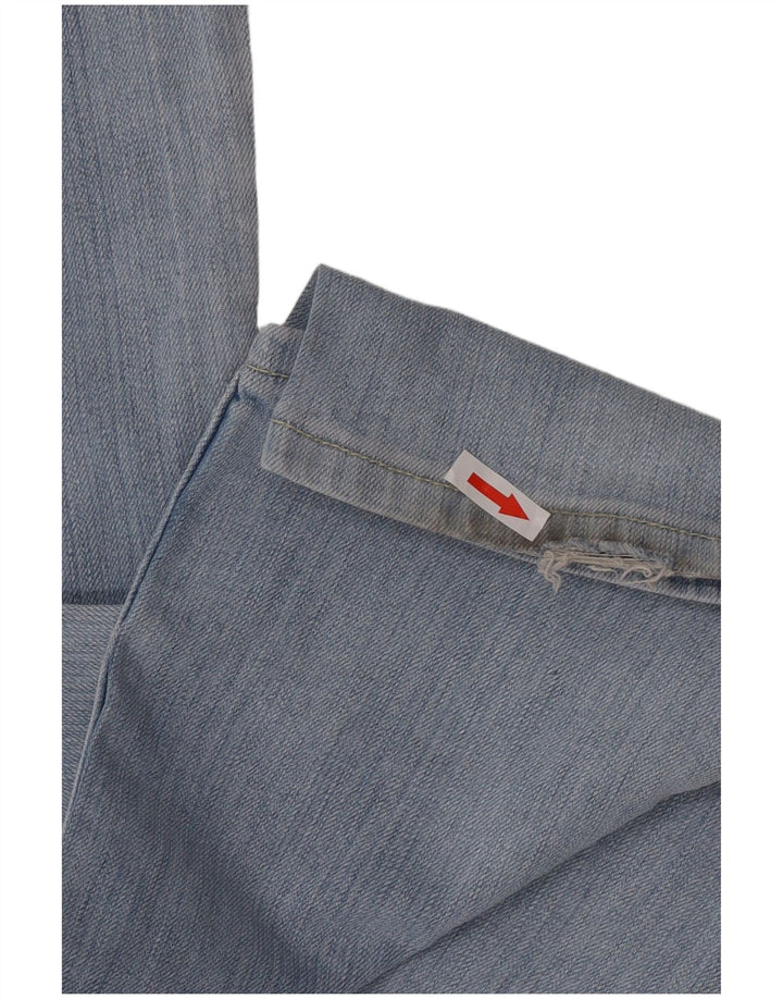 Lee Womens Cameron Straight Jeans W32 L33 Azul Algodão