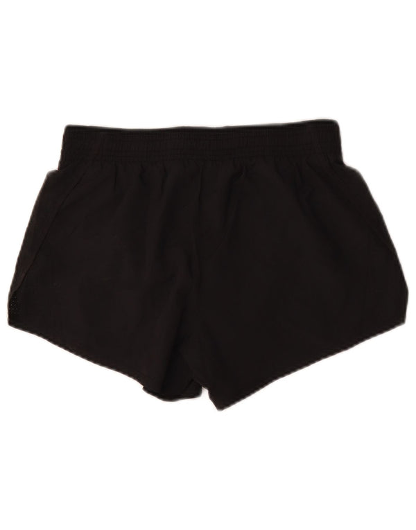 Shorts esportivos femininos Nike UK 10 pequenos esportivos pretos de poliéster