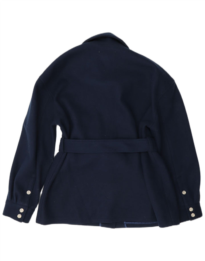 Jaqueta utilitária feminina Oasis UK 14 grande poliéster azul marinho