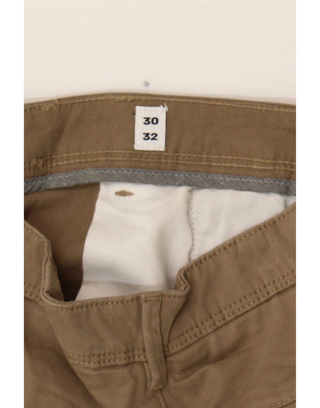 JACK & JONES Mens Slim Chino Trousers W30 L32 Brown Vintage Jack & Jones and Second-Hand Jack & Jones from Messina Hembry 