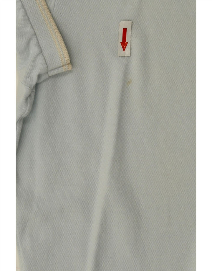 Camisa pólo feminina Fred Perry Reino Unido 16 grande algodão azul