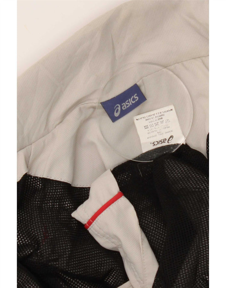 Jaqueta Asics Masculina Graphic Tracksuit Top Cinza Médio Poliéster