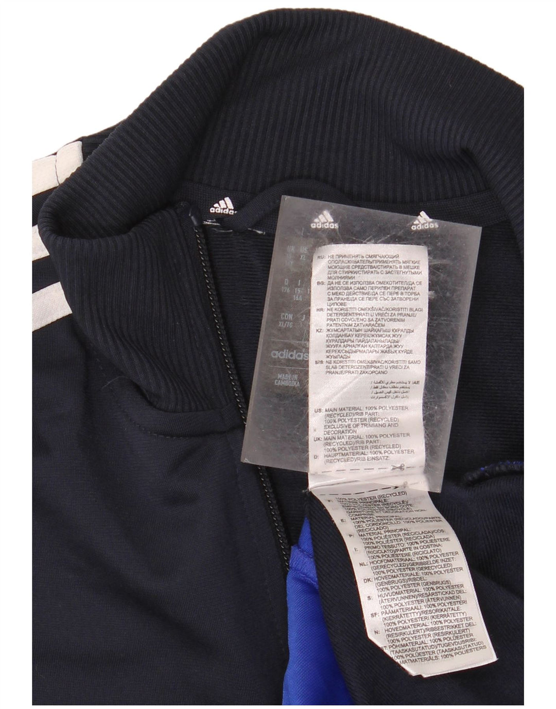 Casaco adidas Aeroready para rapaz 15-16 anos azul marinho