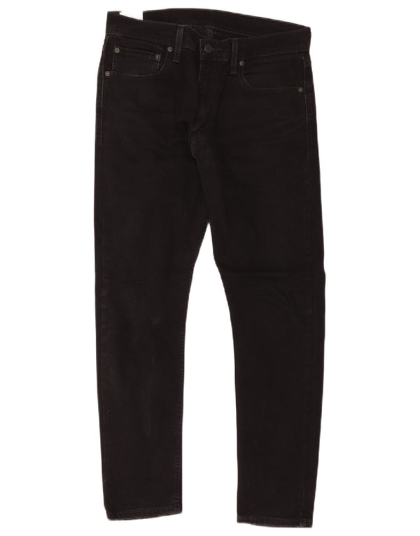 Calça jeans masculina Levi's 512 Slim Tapered W32 L30 algodão preto