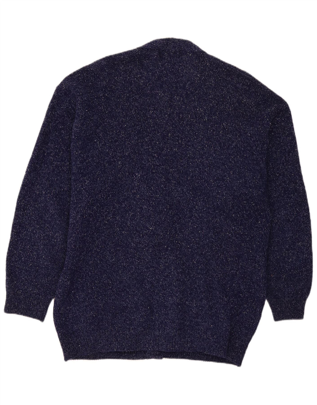 Suéter cardigã masculino J. C. Twidd 2XL azul Argyle/lã diamante clássico