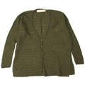 Zara Suéter Cardigan Oversized Feminino Reino Unido 14 Verde Médio
