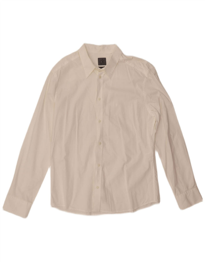 Camisa masculina CALVIN KLEIN Slim Fit XL branca