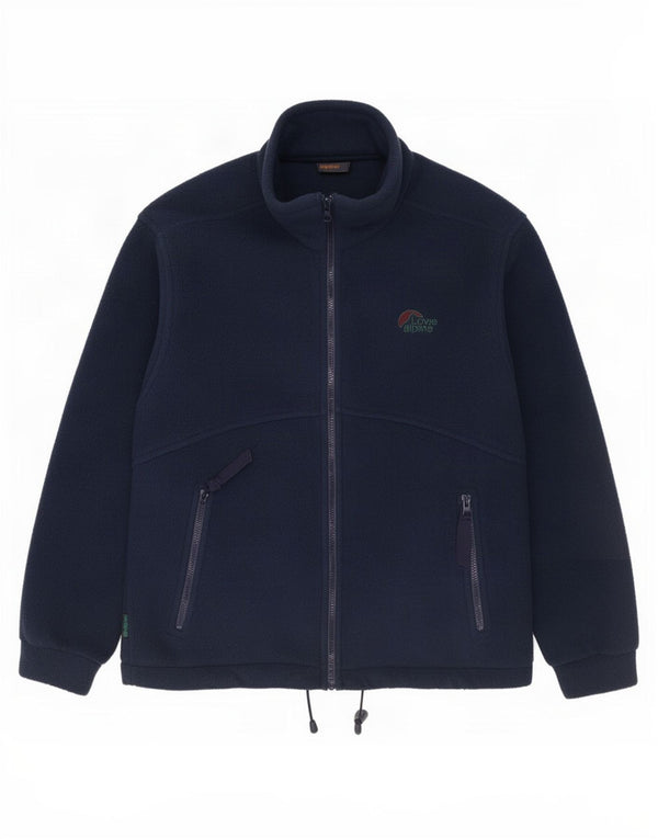 Jaqueta de lã masculina Lowe Alpine UK 38 poliéster azul marinho médio