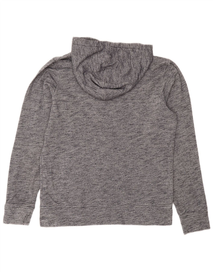 JACK & JONES moletom com capuz masculino gráfico pequeno algodão manchado azul marinho