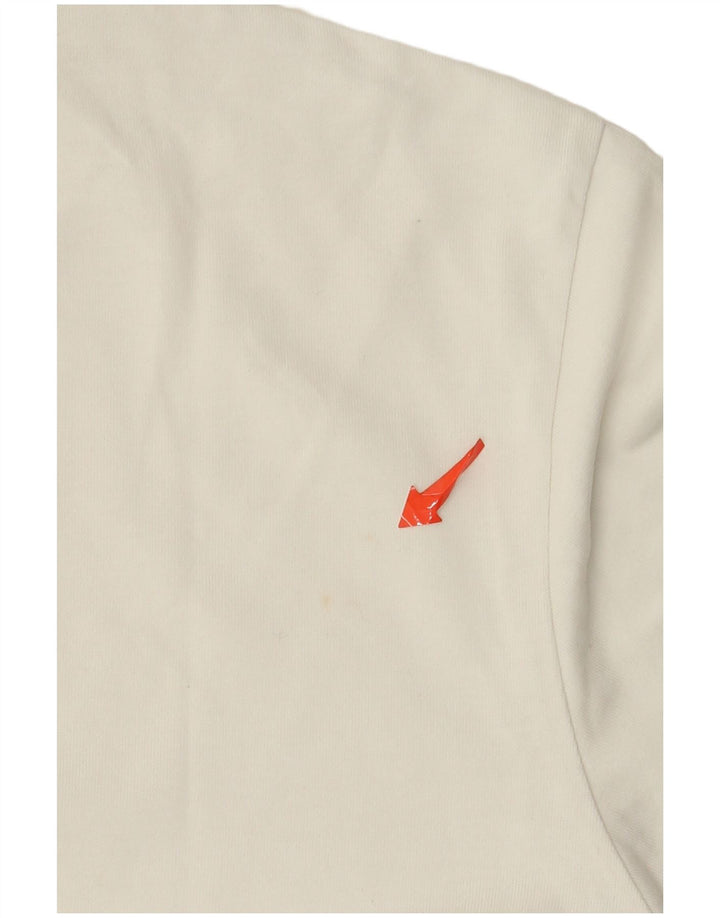 Adidas Mens Graphic T-Shirt Top Médio Algodão Branco