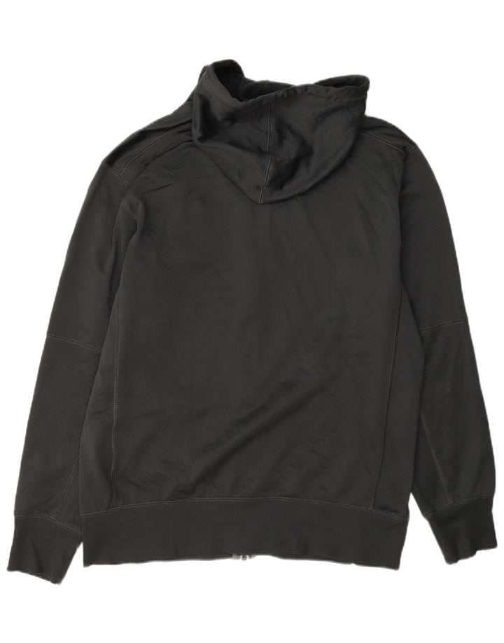 Suéter masculino Nike Ohio State Graphic Zip com capuz cinza médio poliéster