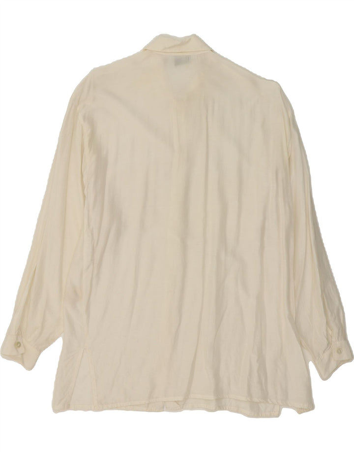 PRISMA Womens Shirt Blouse EU 40 Medium White Viscose Vintage Prisma and Second-Hand Prisma from Messina Hembry 