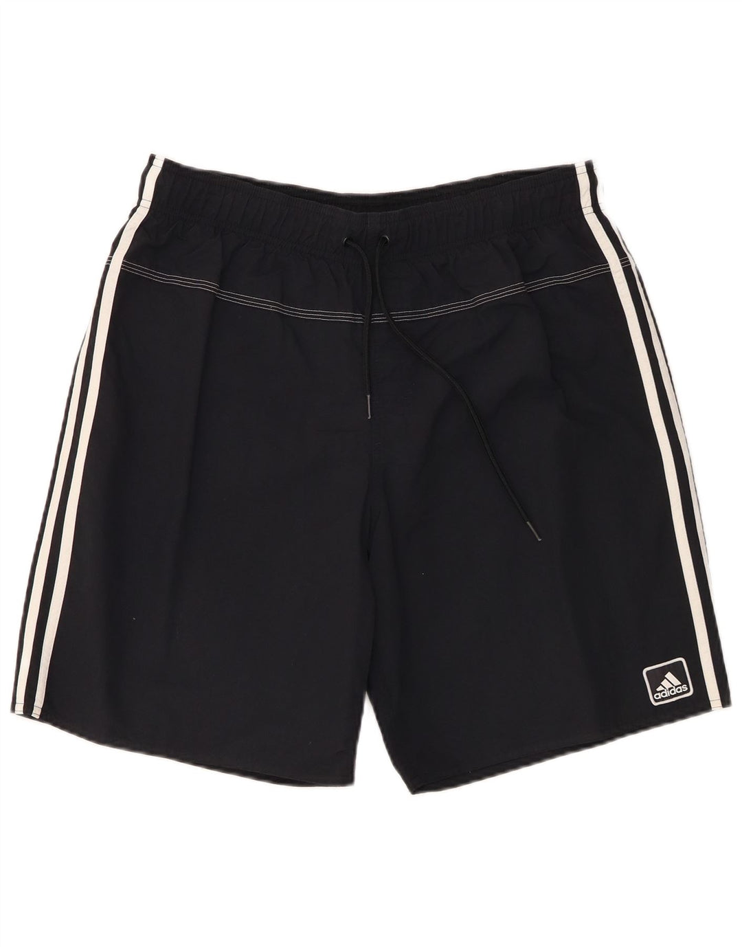 Adidas Mens Natação Shorts Grande Poliamida Preta