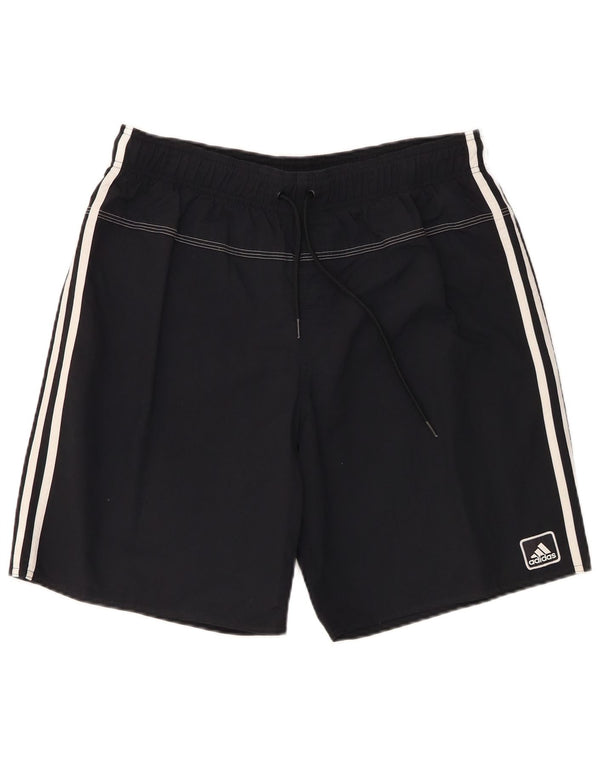 Adidas Mens Natação Shorts Grande Poliamida Preta