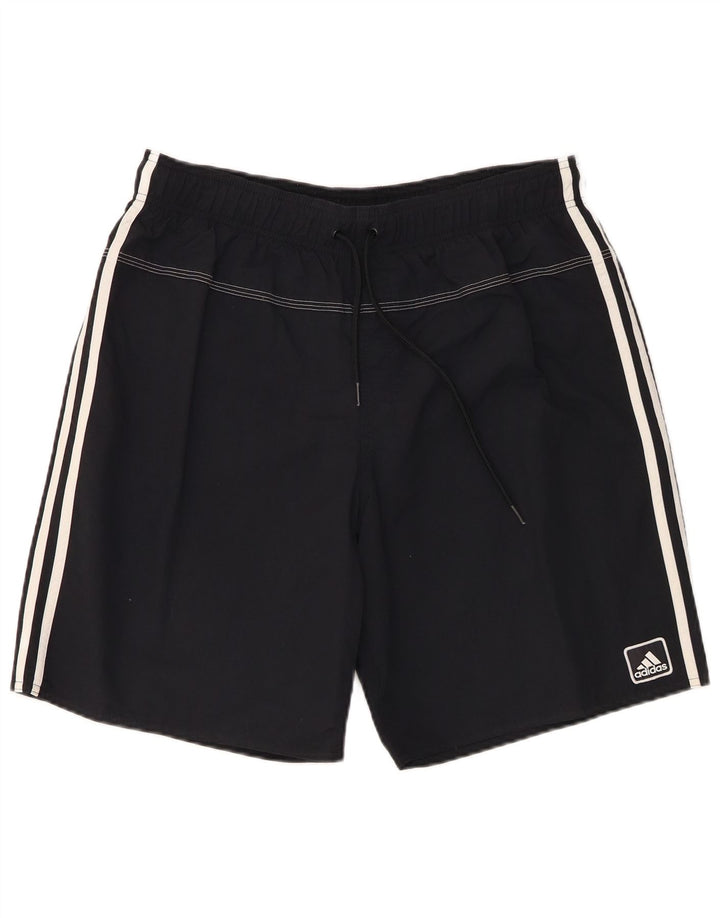 Adidas Mens Natação Shorts Grande Poliamida Preta