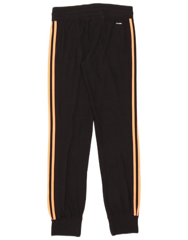 Adidas Womens Climalite Calças de treino Joggers UK 4/6 XS Preto