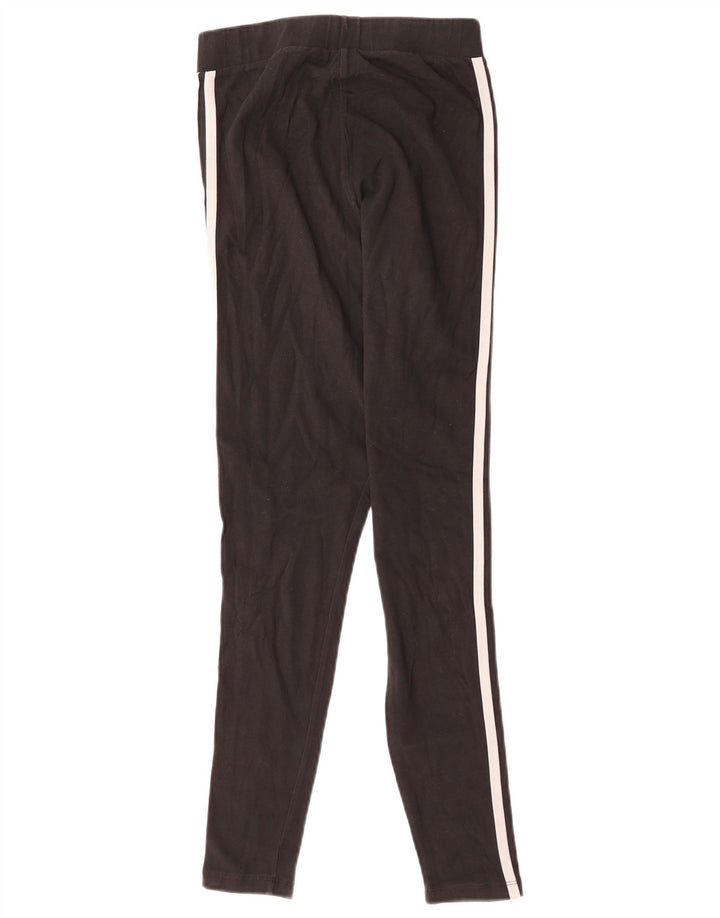 Leggings Adidas Femininas UK 10 Pequenas Pretas