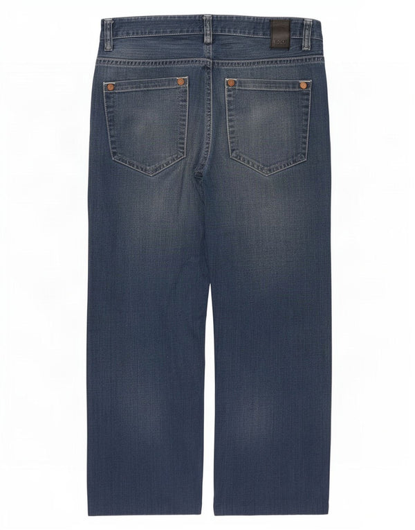 Hugo Boss Mens Jeans Soltos W36 L27 Azul