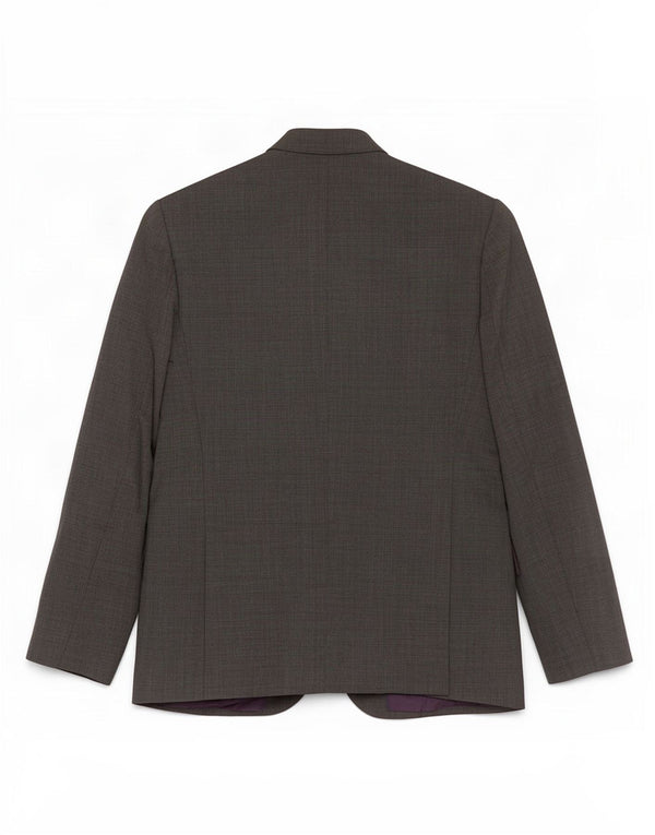 Marks & Spencer Mens 2 Button Blazer Jacket UK 46 XL Grey Wool