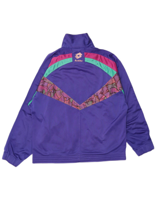 Lotto Mens Treino Top Jaqueta Grande Colorblock Roxo