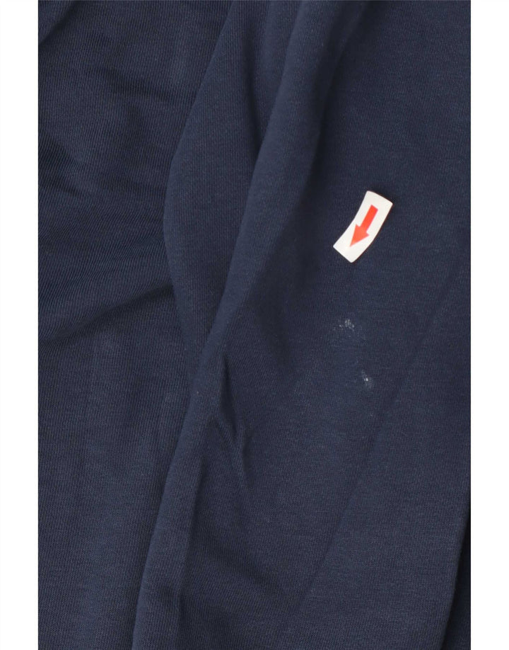 Suéter feminino Marks & Spencer UK 16 grande algodão azul marinho