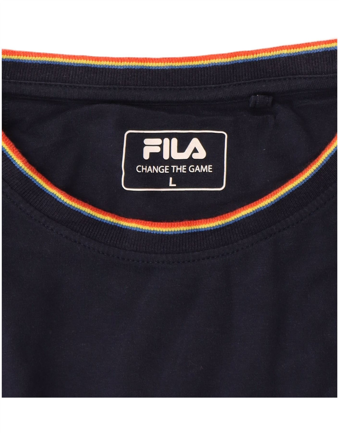 Camiseta masculina Fila Top grande azul marinho