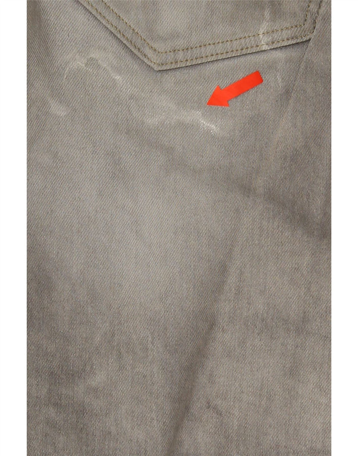 Jeans retos masculinos G-Star W28 L26 algodão cinza