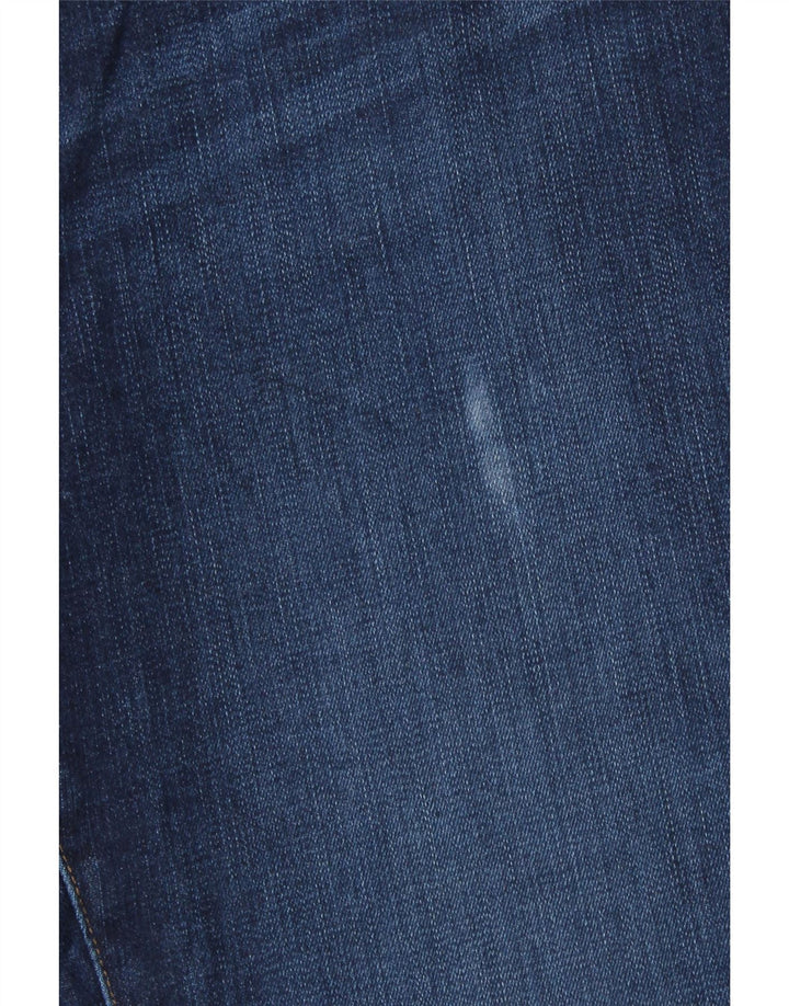 J. CREW Jeans skinny feminino de cintura alta W35 L28 algodão azul marinho