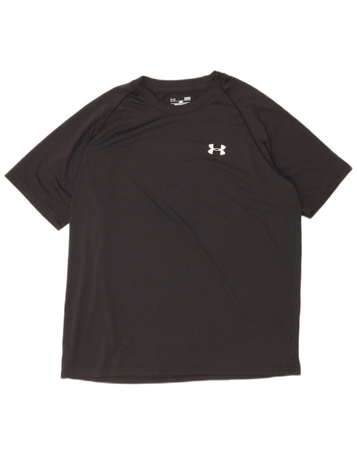 Camiseta masculina Under Armour Heat Gear grande poliéster preto